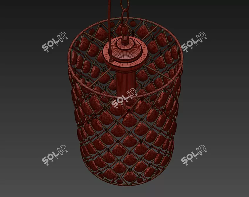 WunderLight Eva Chandelier 3D model image 3