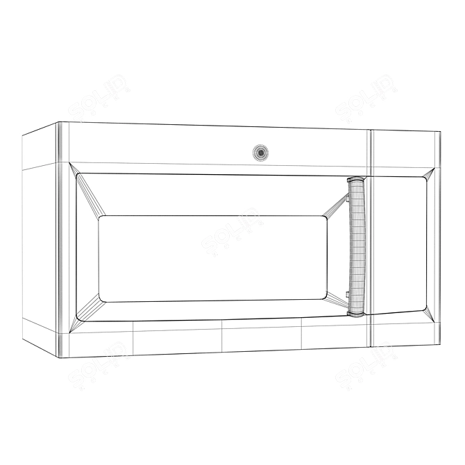 GE JVM3160RFSS 1.6 Cu. Ft. Over-the-Range Microwave 3D model image 2