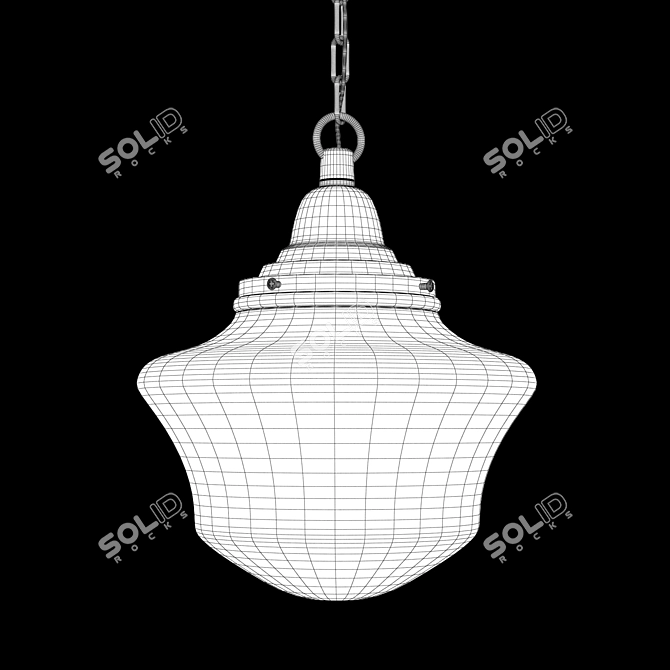 Modern Mini Pendant Light: Design Classics FC3-26 3D model image 2