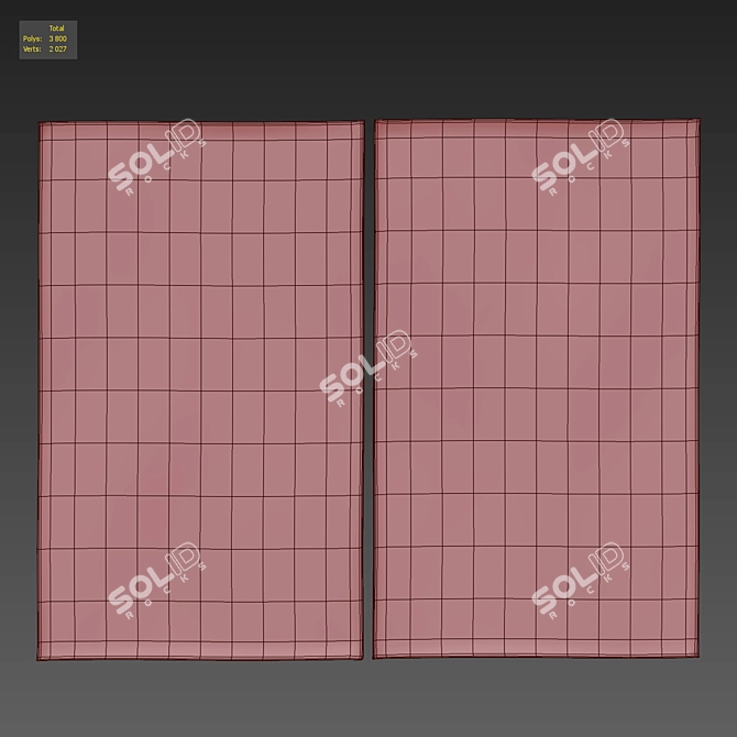 Bougainville Motu Carpet: Exquisite Materials & Textures 3D model image 2