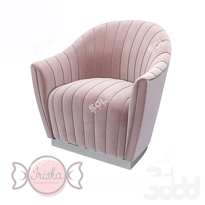 Premium Comfort Armchair: "Ariel" Collection 3D model image 3