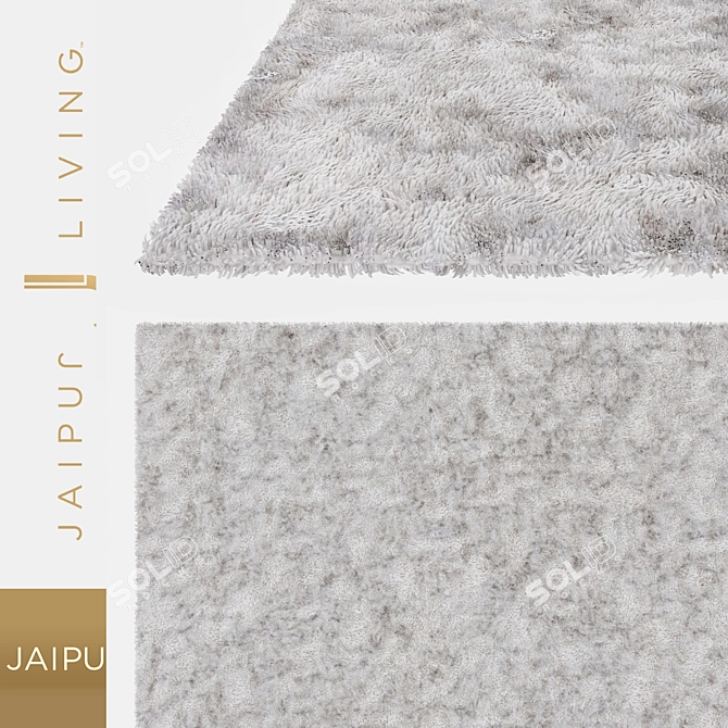 Plush Jaipur Verve Rug 3D model image 1