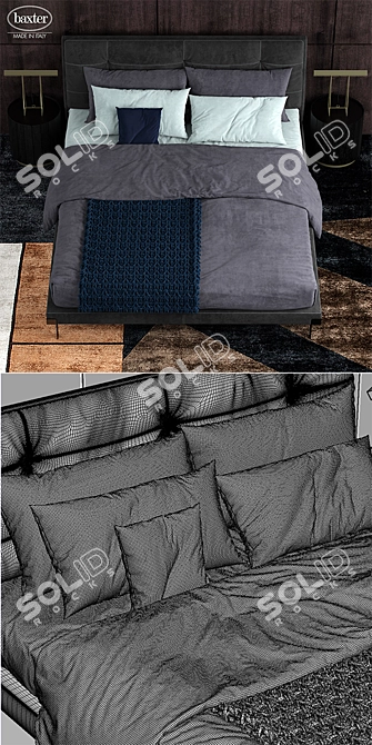 Baxter Viktor 5: Cozy Comfort for Your Dreams 3D model image 3