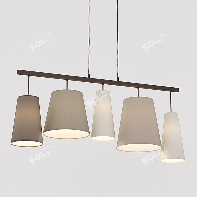 TK Lighting Pedro Collection Fixtures 3D model image 1