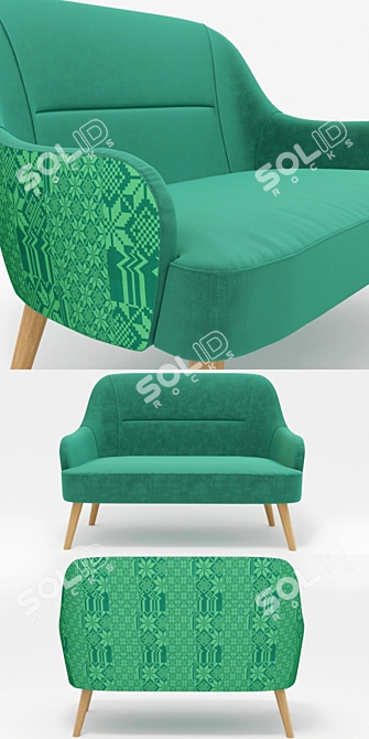 Modern Toledo Sofa by MobilaDalin 3D model image 2