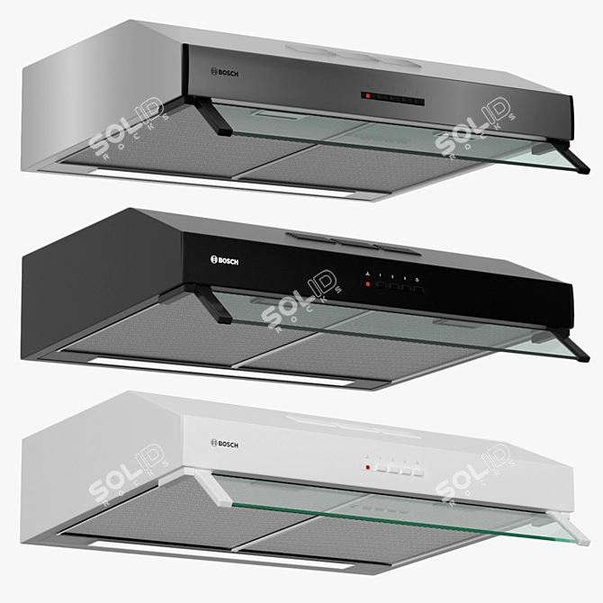 Bosch Built-under Cooker Hood DUL63CC50B 3D model image 1