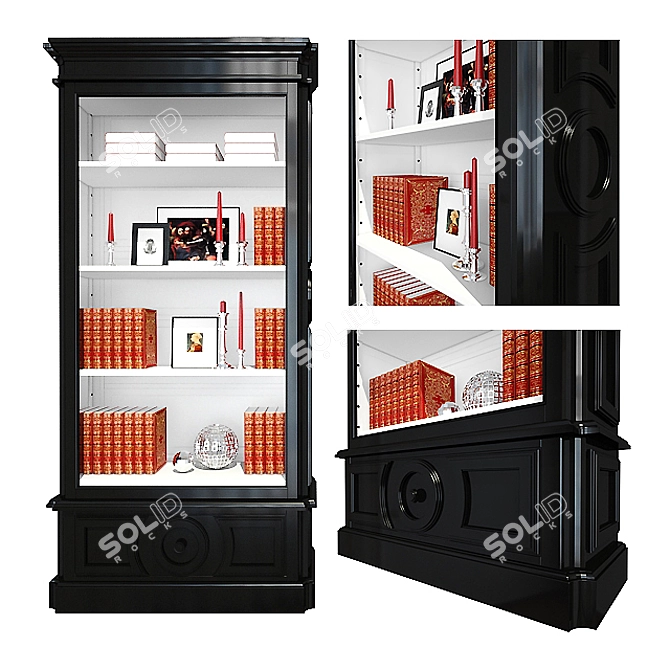 EICHHOLTZ Cabinet Elegancia: Elegant, Spacious, Timeless 3D model image 2