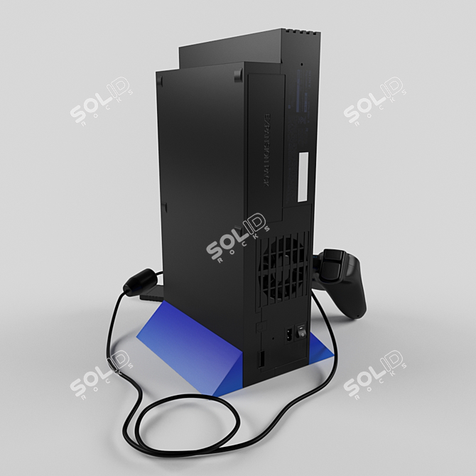 Classic Gaming Powerhouse: Sony PS2 3D model image 3