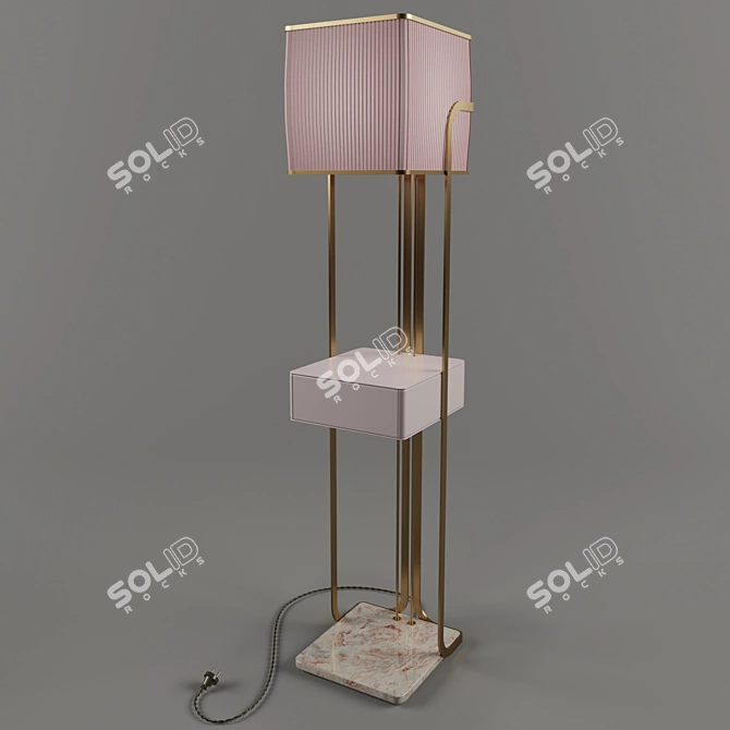 Luxury Torchere by Lazzarini Pickering 3D model image 1