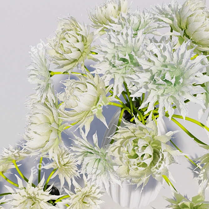 Title: Delightful Daisy Collection 3D model image 2