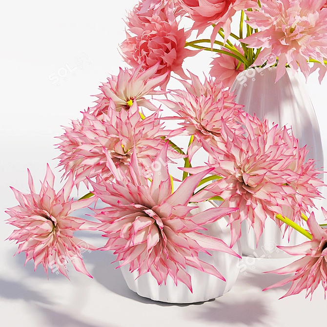 Deluxe Daisy Collection: Blossom with Joy 3D model image 2