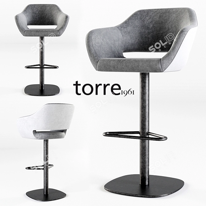 Torre1961 Manu-07 Base 108: Sleek Style, Superior Comfort 3D model image 1