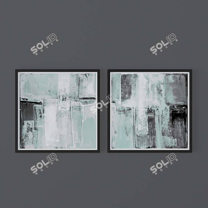 SEMELART 2 Abstract Poster Set 3D model image 3