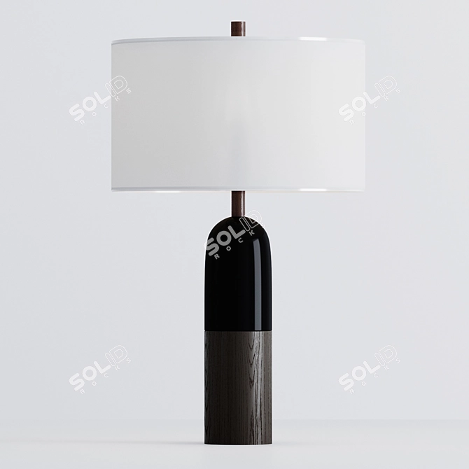 Elegant Marais Table Lamp 3D model image 1