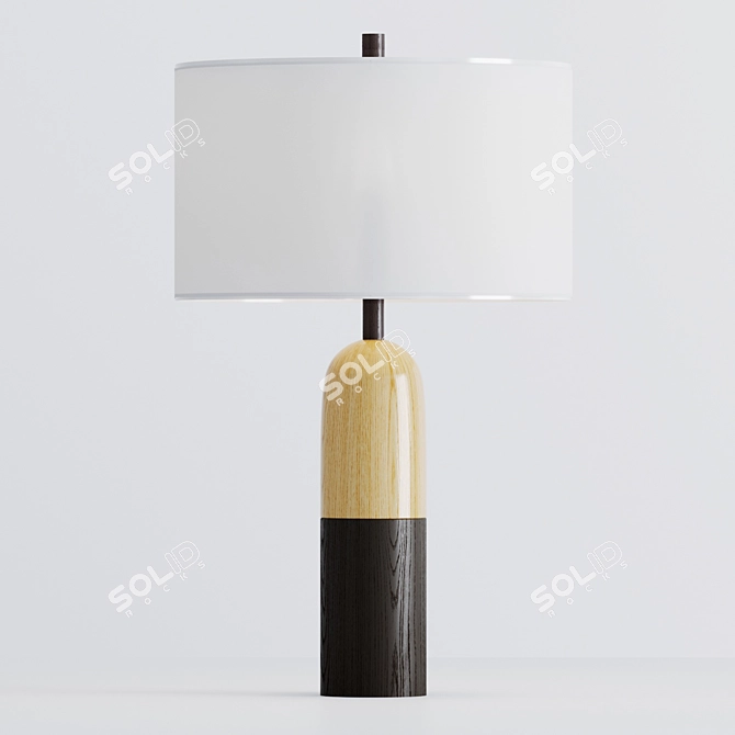 Elegant Marais Table Lamp 3D model image 2