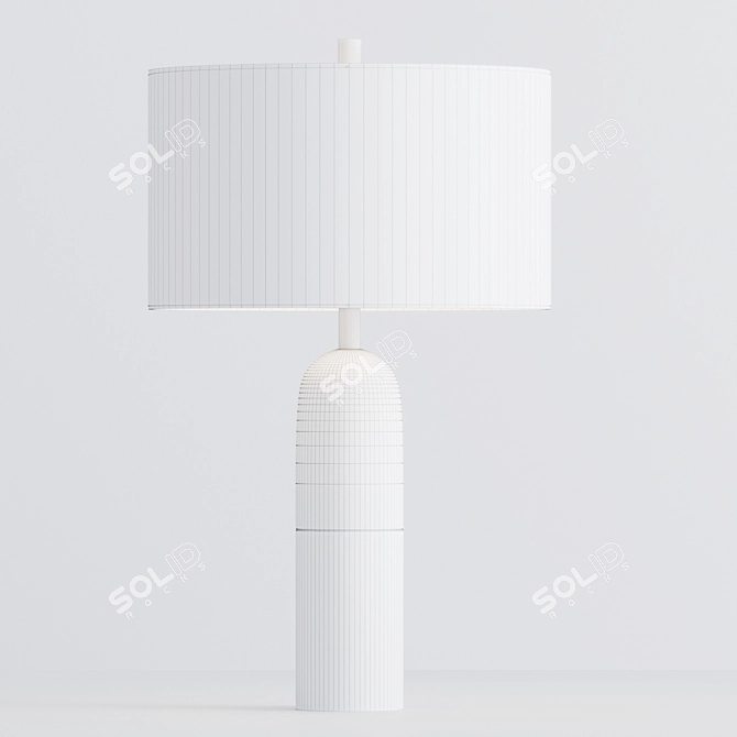 Elegant Marais Table Lamp 3D model image 3