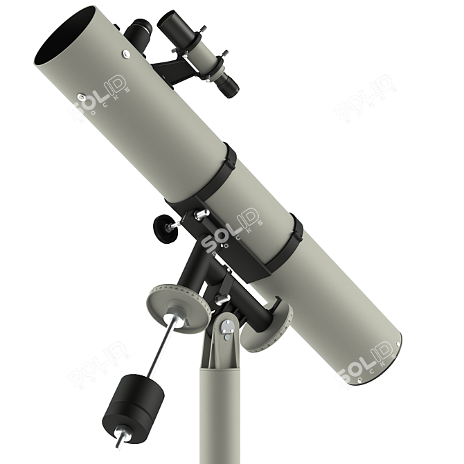 Premium TAL-1 Telescope: Superb Optics 3D model image 3