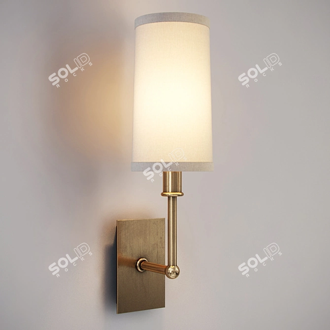 Elegant Nicole Sconce - SN058 3D model image 1