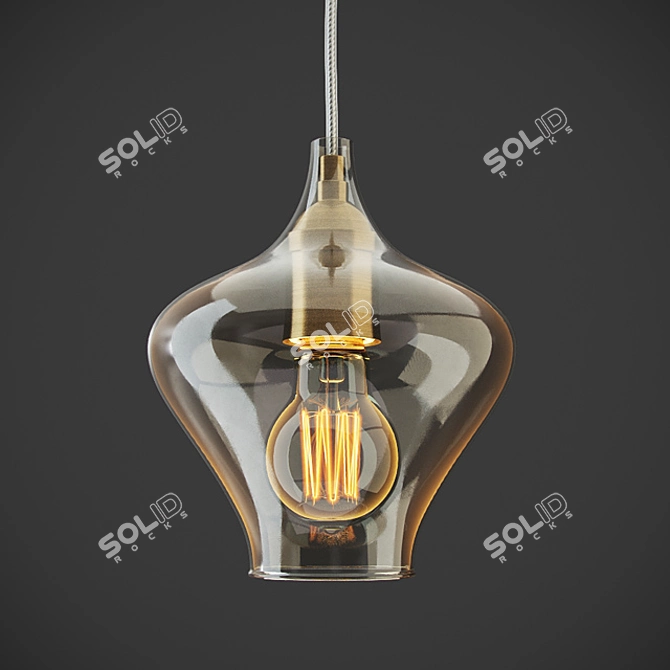 Elegant Illuminance: GRAMERCY HOME Ambi Chandelier 3D model image 1