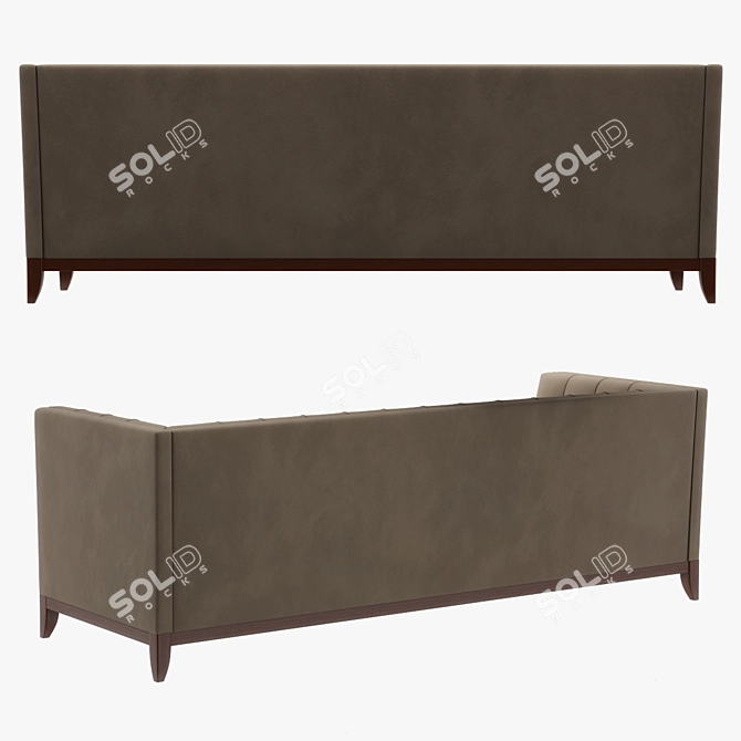 Comfortable and Stylish 4-Seater Lixis Sofa 3D model image 2