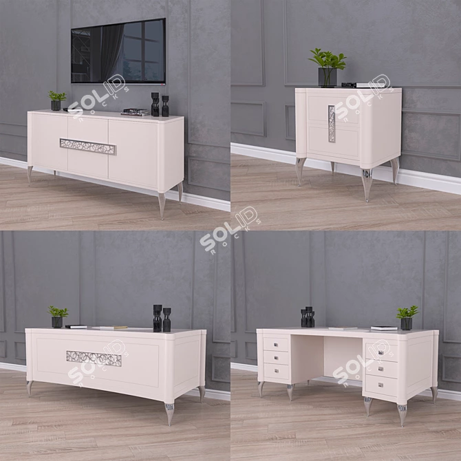 Valderamobili AURA Furniture Set 3D model image 2