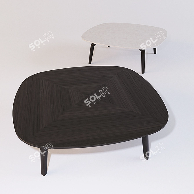 Elegant Fiorile Coffee Table 3D model image 1