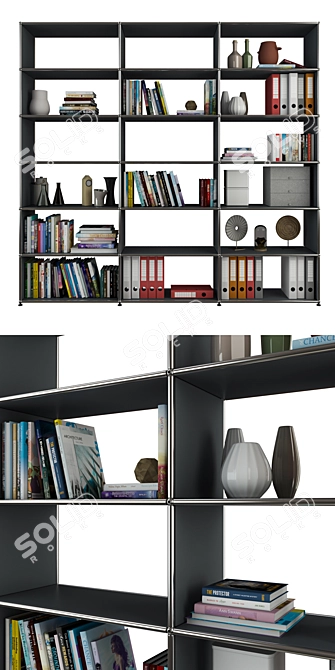 Haller System Cabinet: Modern Storage Solution 3D model image 2