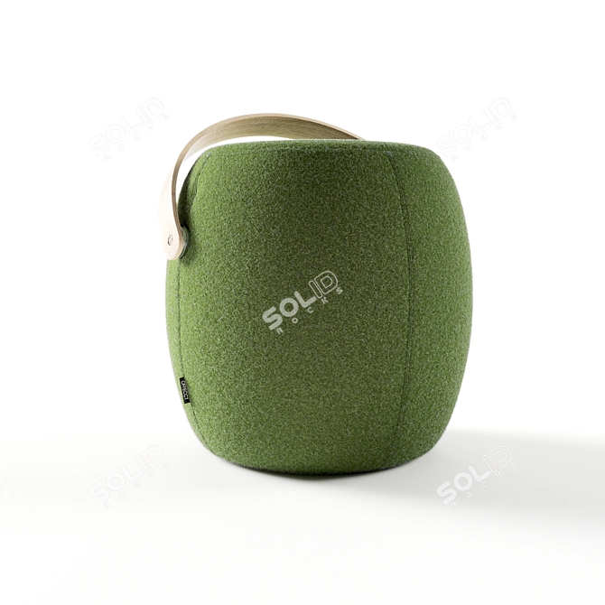 Portable Ottomann: Offecct Carry On 3D model image 3