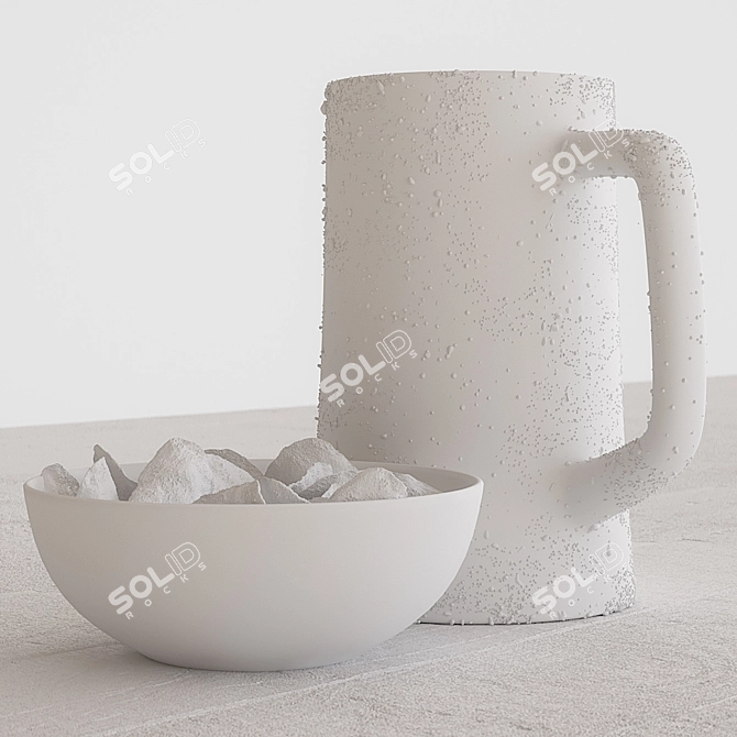 Refreshing Beer Chip Combo 3D model image 2