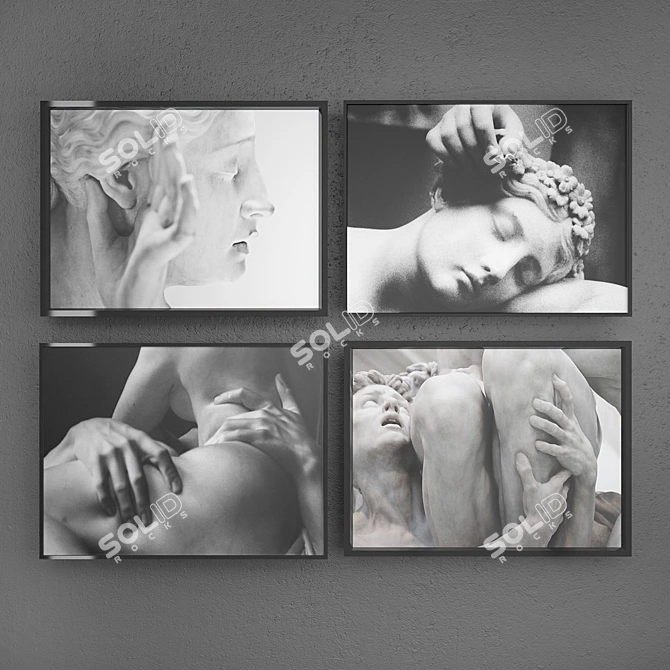 Title: Sensual Antique Sculpture Collection 3D model image 2