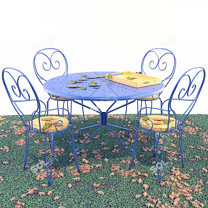 Lilli Garden Table: 120 cm Diameter 3D model image 1