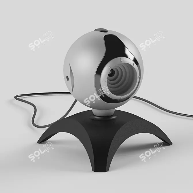 Genius Look 317: Compact Webcam Power 3D model image 1