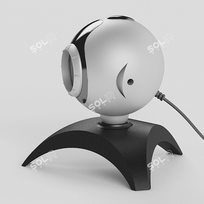 Genius Look 317: Compact Webcam Power 3D model image 2