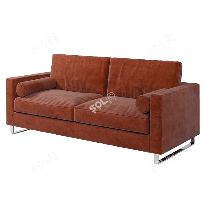 Elegant Da Vinci Sofa 3D model image 1