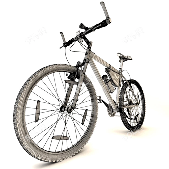 Authentic Author Bike: Loaded with Accessories 3D model image 3