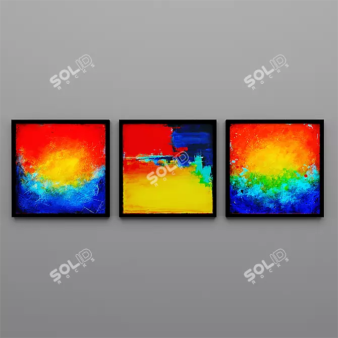 Abstract Art Series 3D model image 1