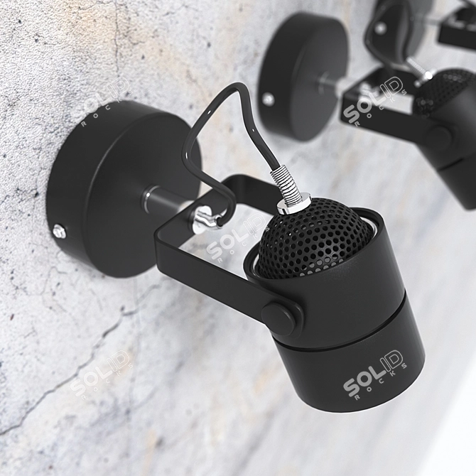 CityLightSpot: Versatile Set of 3 Wall Sconces and 4 Spotlights 3D model image 3