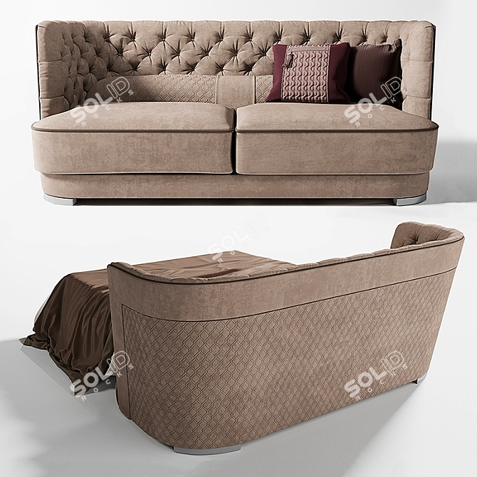 Convertible Sofa Bed GORI Vittoria 3D model image 2