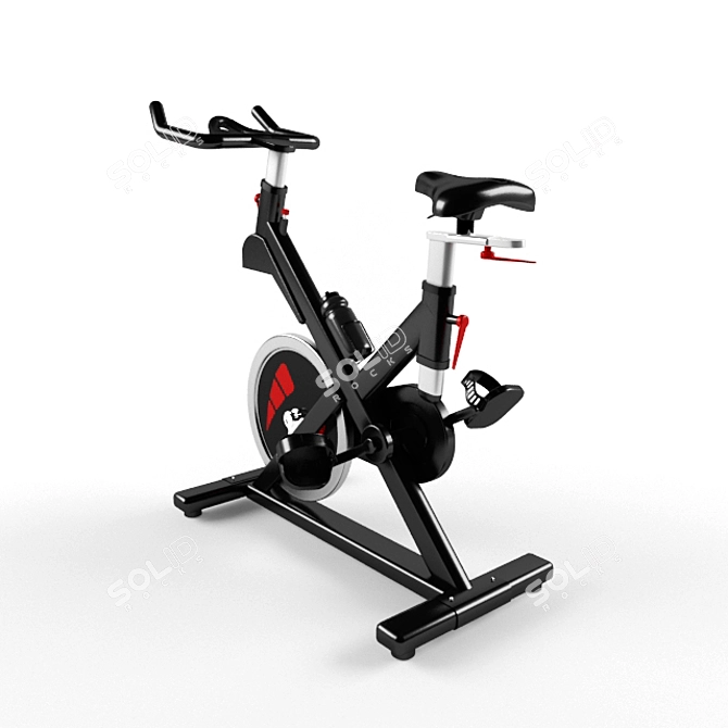 Compact and Sturdy Stationary Bicycle 3D model image 3