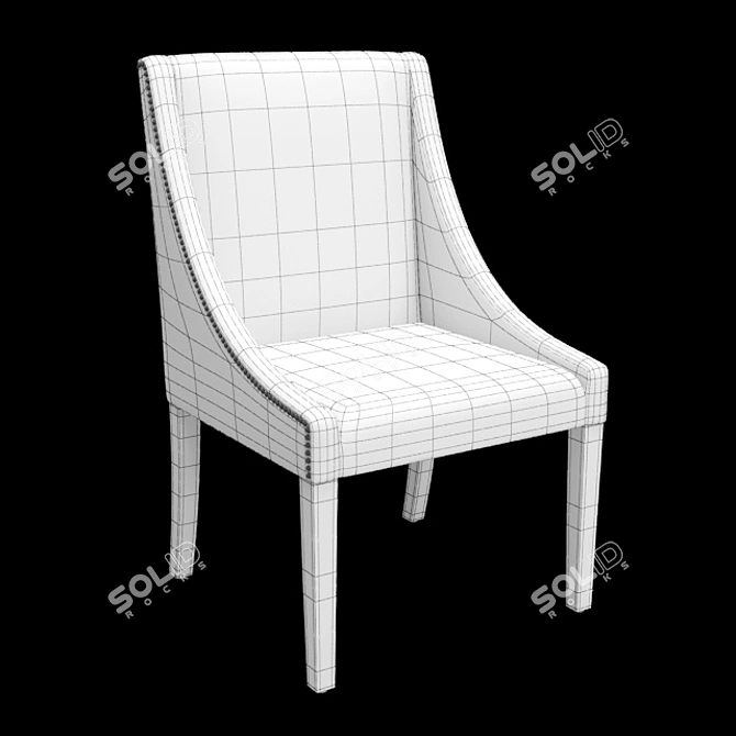 Elegant Katrin Chair: Comfort and Style 3D model image 3