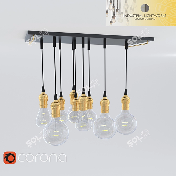 Corona Industrial Ligthworks 3D model image 1