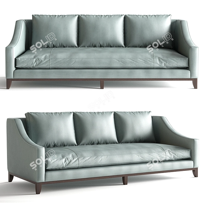 Luxury Baker Design Upholstery 3D model image 1