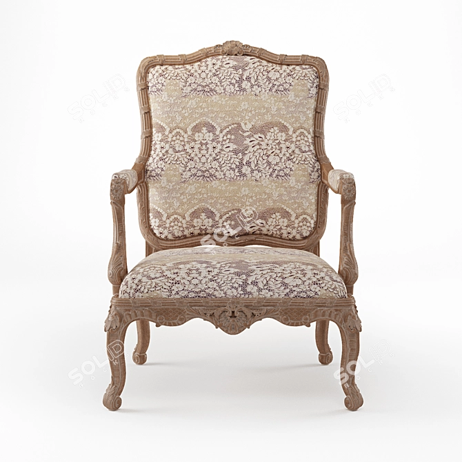 Elegant Griffe Chair: Designer Luxury 3D model image 2