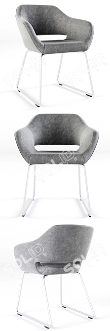 Compact H-770 W-610 D-575 Manu-07 Base 114 3D model image 2