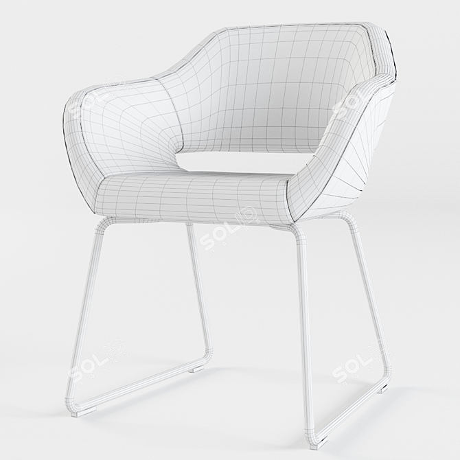 Compact H-770 W-610 D-575 Manu-07 Base 114 3D model image 3