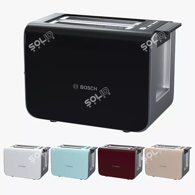 Sleek BOSCH Toaster: Styline Elegance 3D model image 1