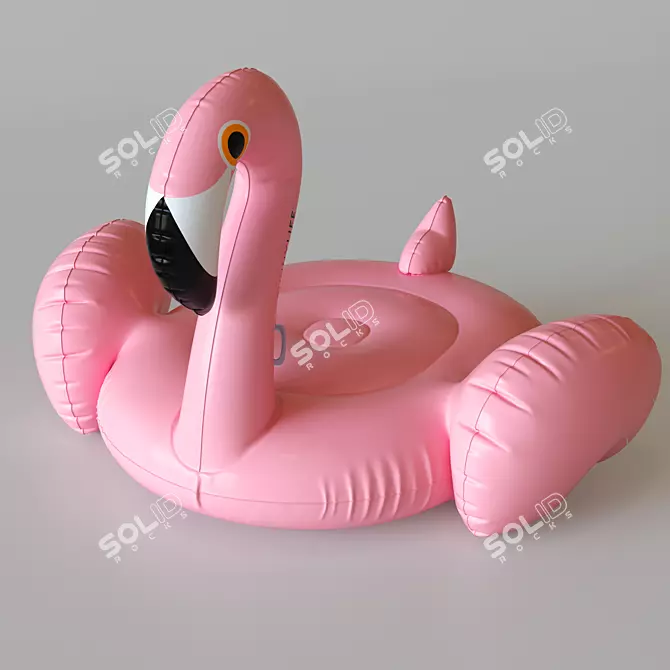 Flamingo Luxe Inflatable Float 3D model image 2