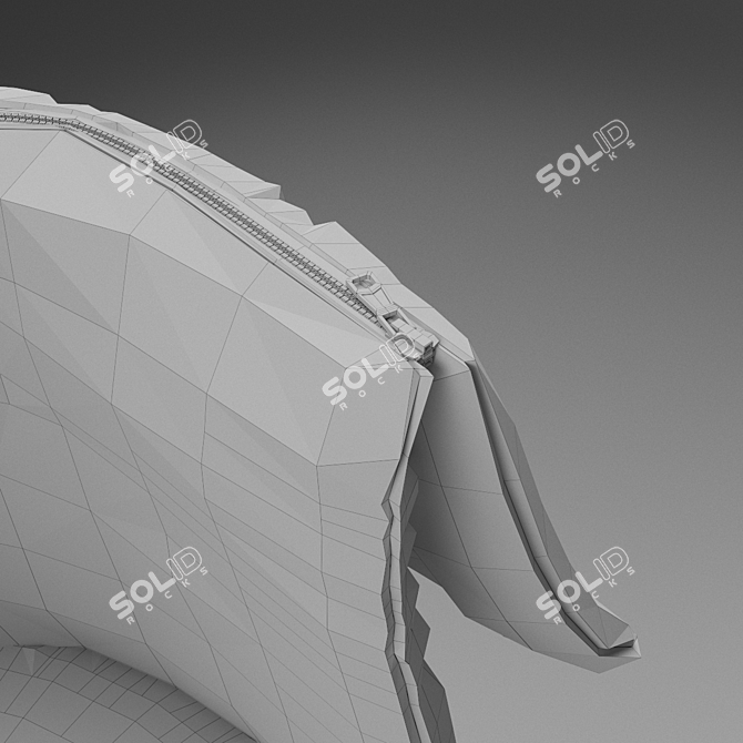 LaCarmen Chair: Elegant Design with Adjustable Collar. 3D model image 2