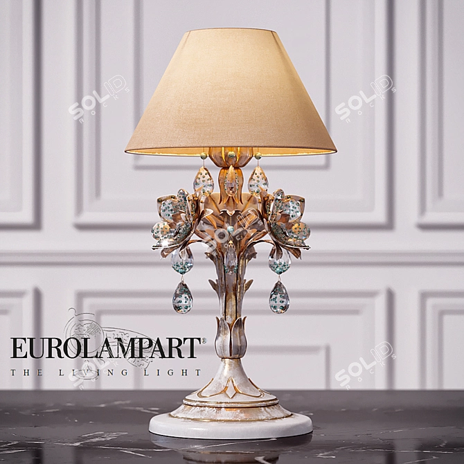 Elegant Desk Lamp Eurolampart 3D model image 1