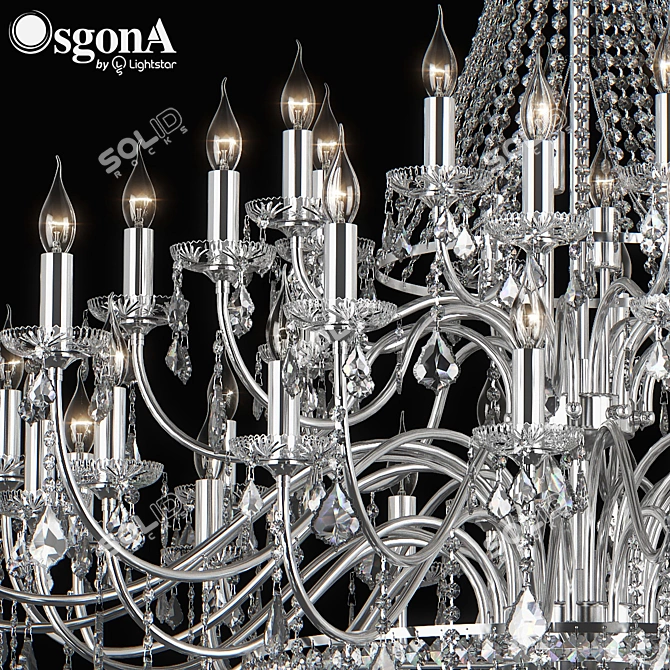 Classic Osgona Pendant Chandelier 3D model image 2